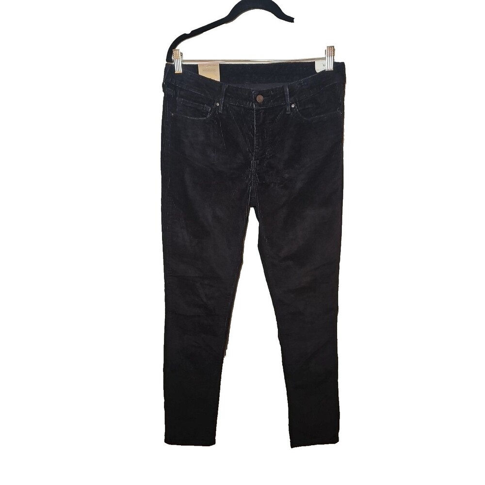NEW Levi's Women's 711 Skinny Size 31x30 Corduroy Pants Black Mid Rise NWT